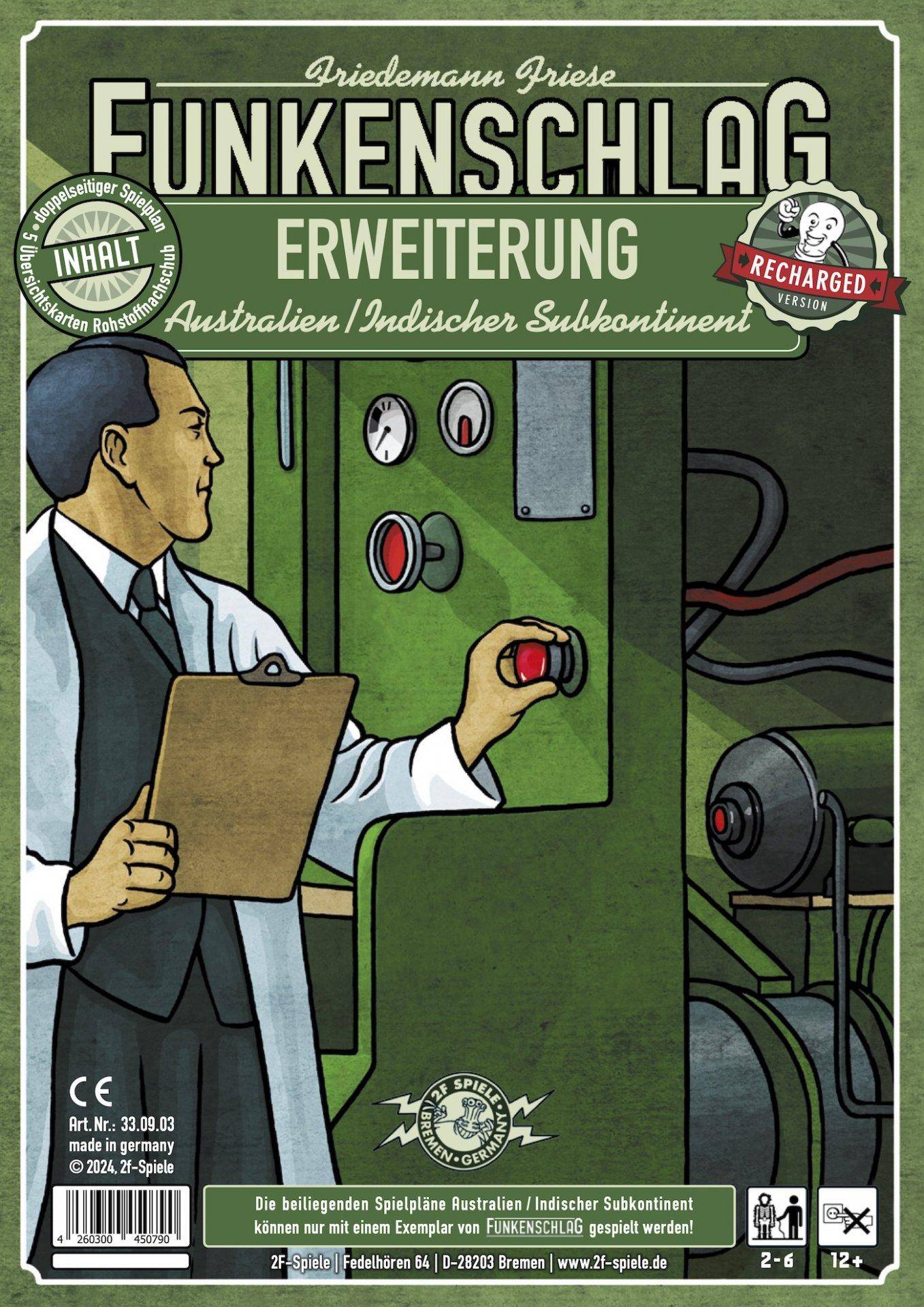 Australien/Indischer Subkontinent Erw. 9 - Funkenschlag (recharged Version), deutsch (Erw.)
