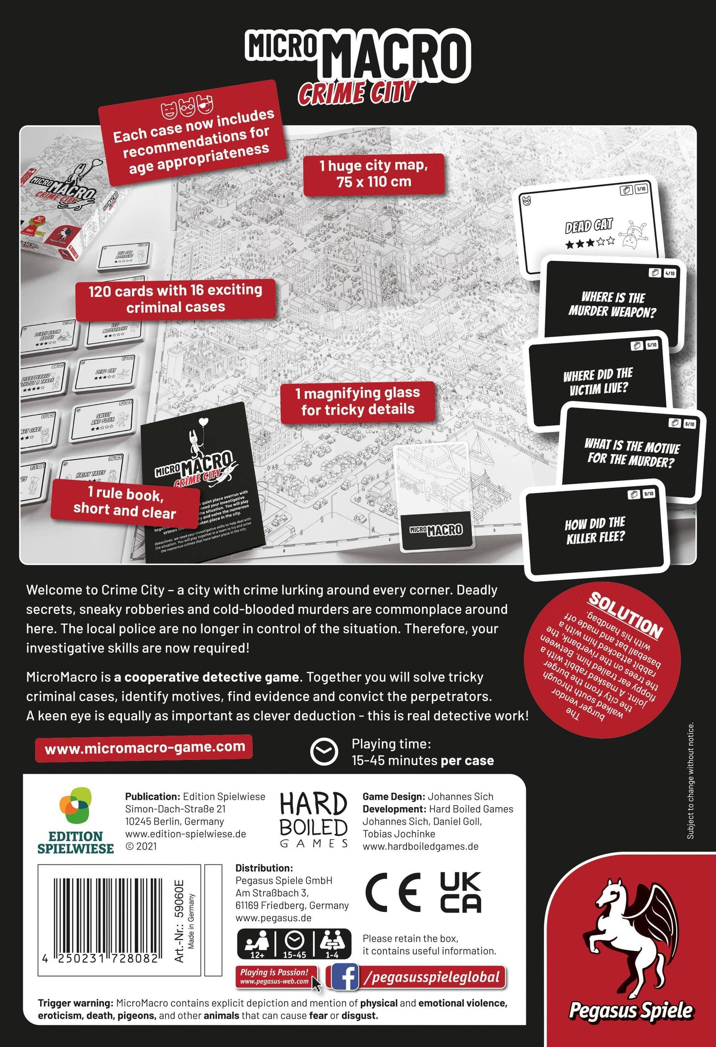 Crime City (Edition Spielwiese) - MicroMacro, englisch