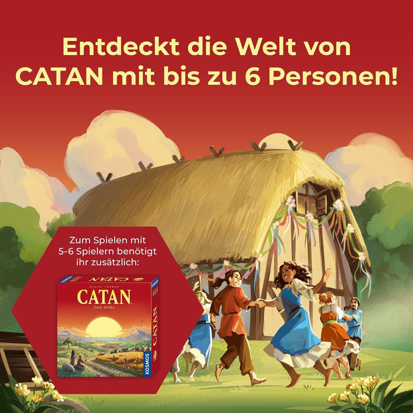 5-6 Personen Erweiterung (2025) - Catan - Das Spiel, deutsch (Erw.)