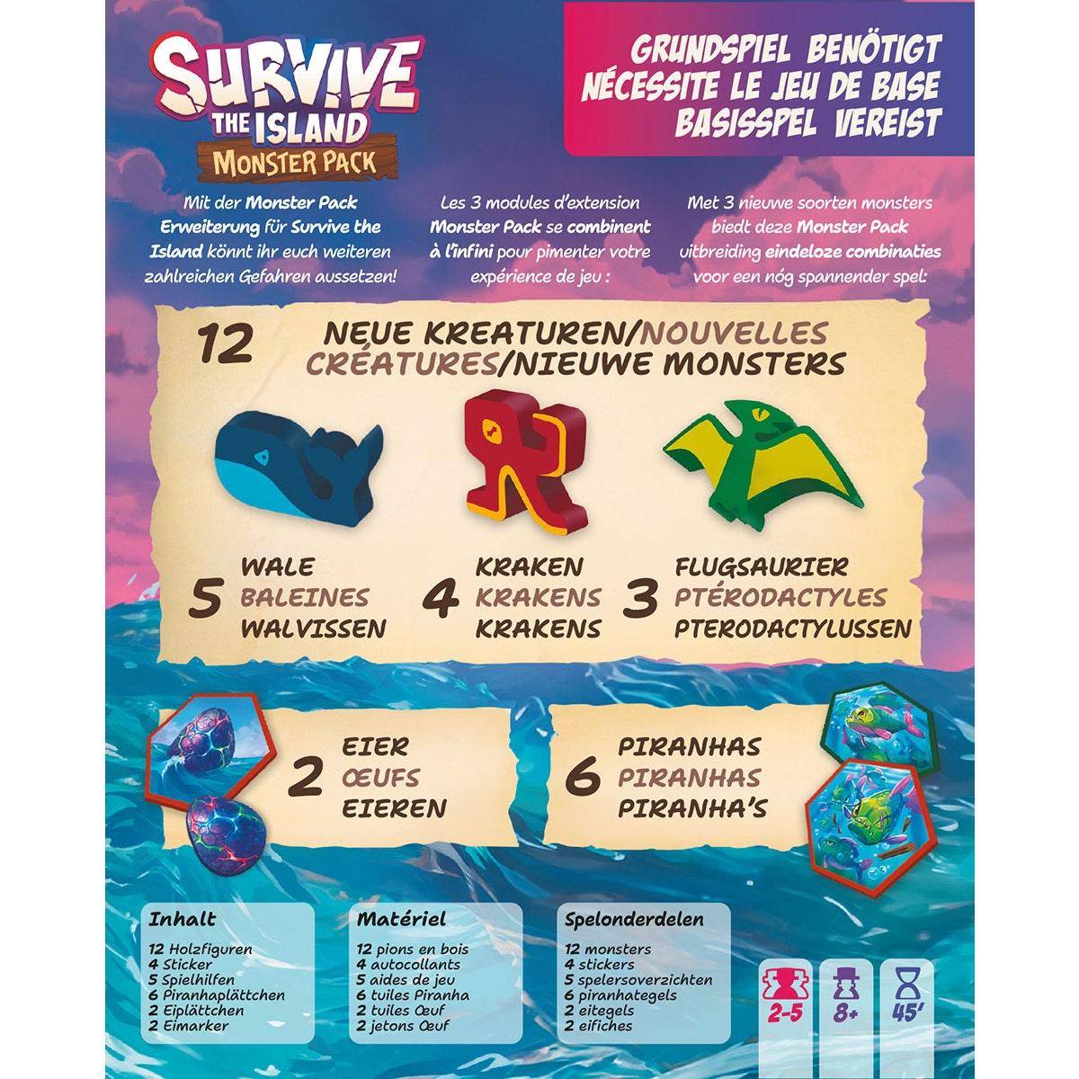 Monster Pack - Survive the Island, deutsch (Erw.)