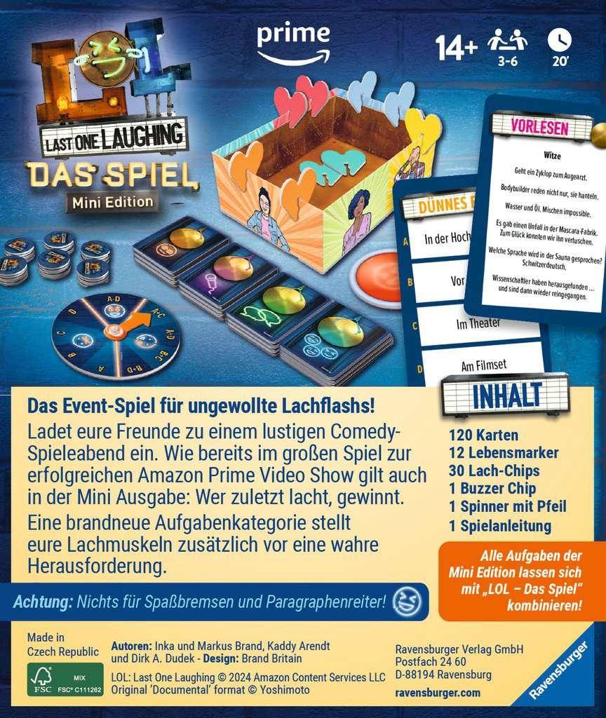 LOL (Last One Laughing) - Das Spiel - Mini Edition, deutsch