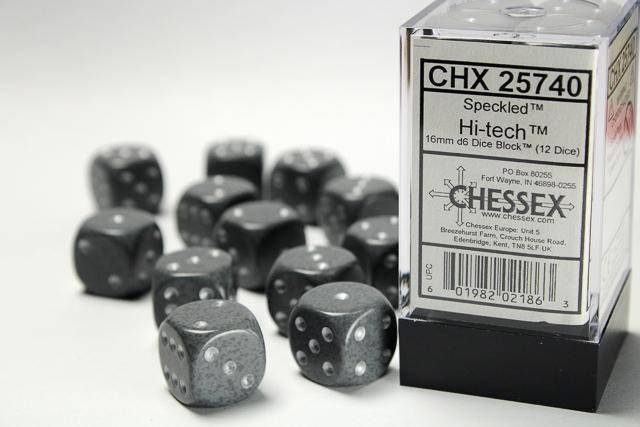 Würfelset Speckled Hi-Tech (12)