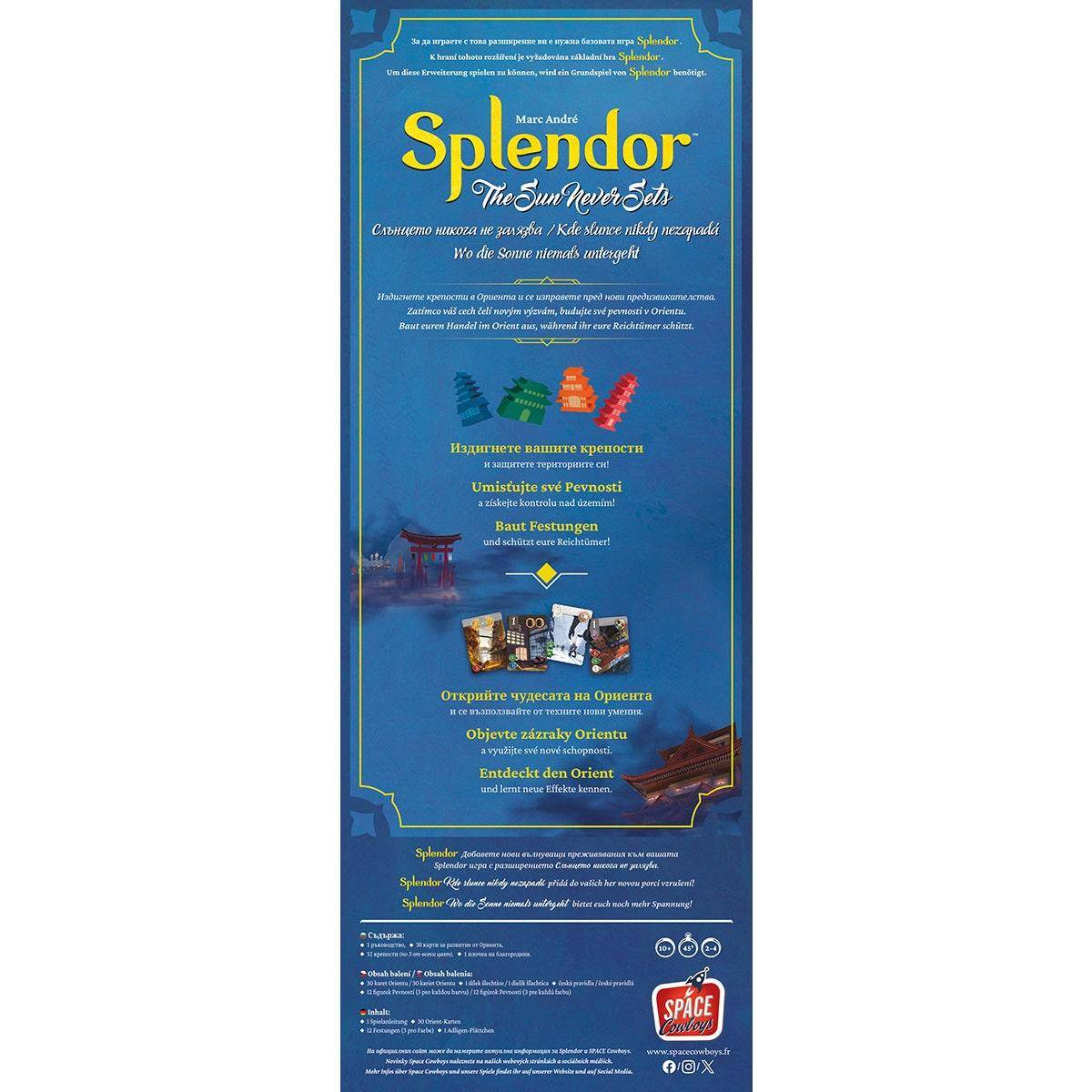 The Sun Never Sets - Splendor, deutsch (Erw.)