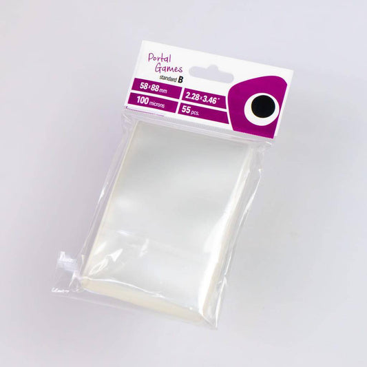 Clear Card Sleeves: Standard B (58 x 88)