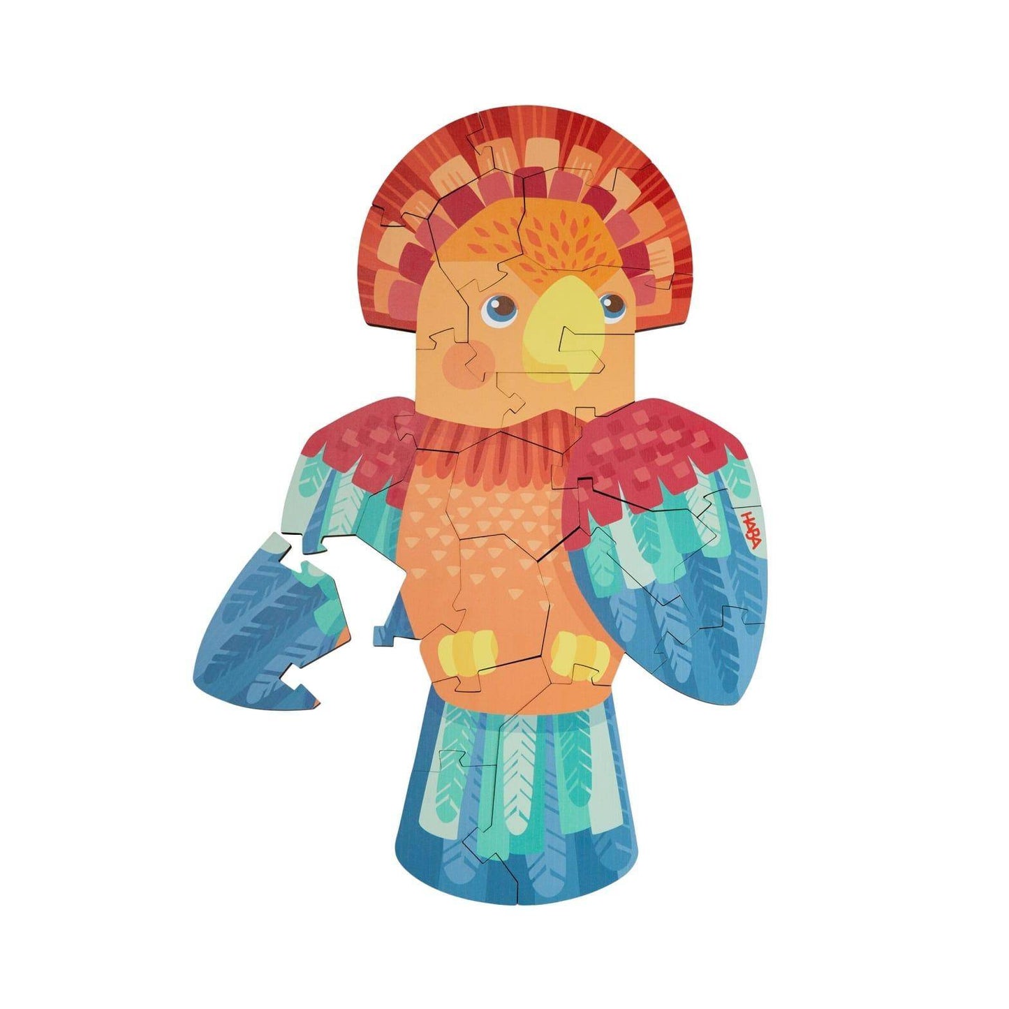 Puzzle 2 in 1 - Papagei (21 T.)