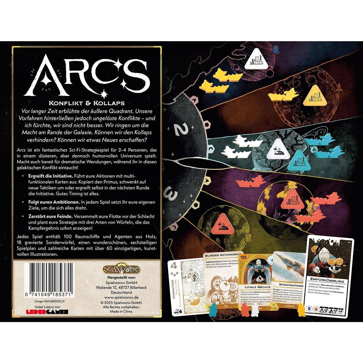 Arcs, deutsch