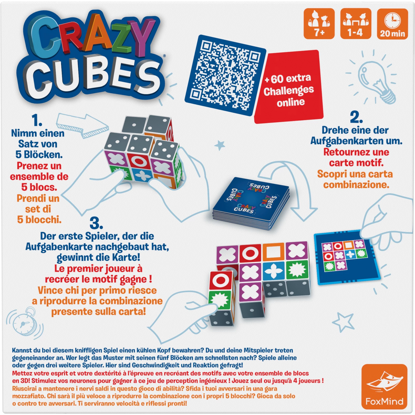 Crazy Cubes, deutsch