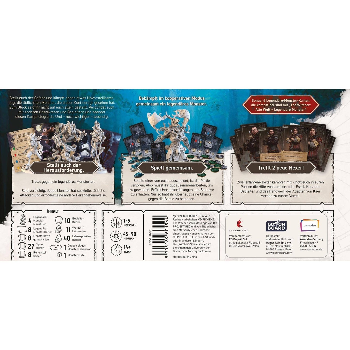 Legendäre Monster - The Witcher: Pfad des Schicksals, deutsch (Erw.)