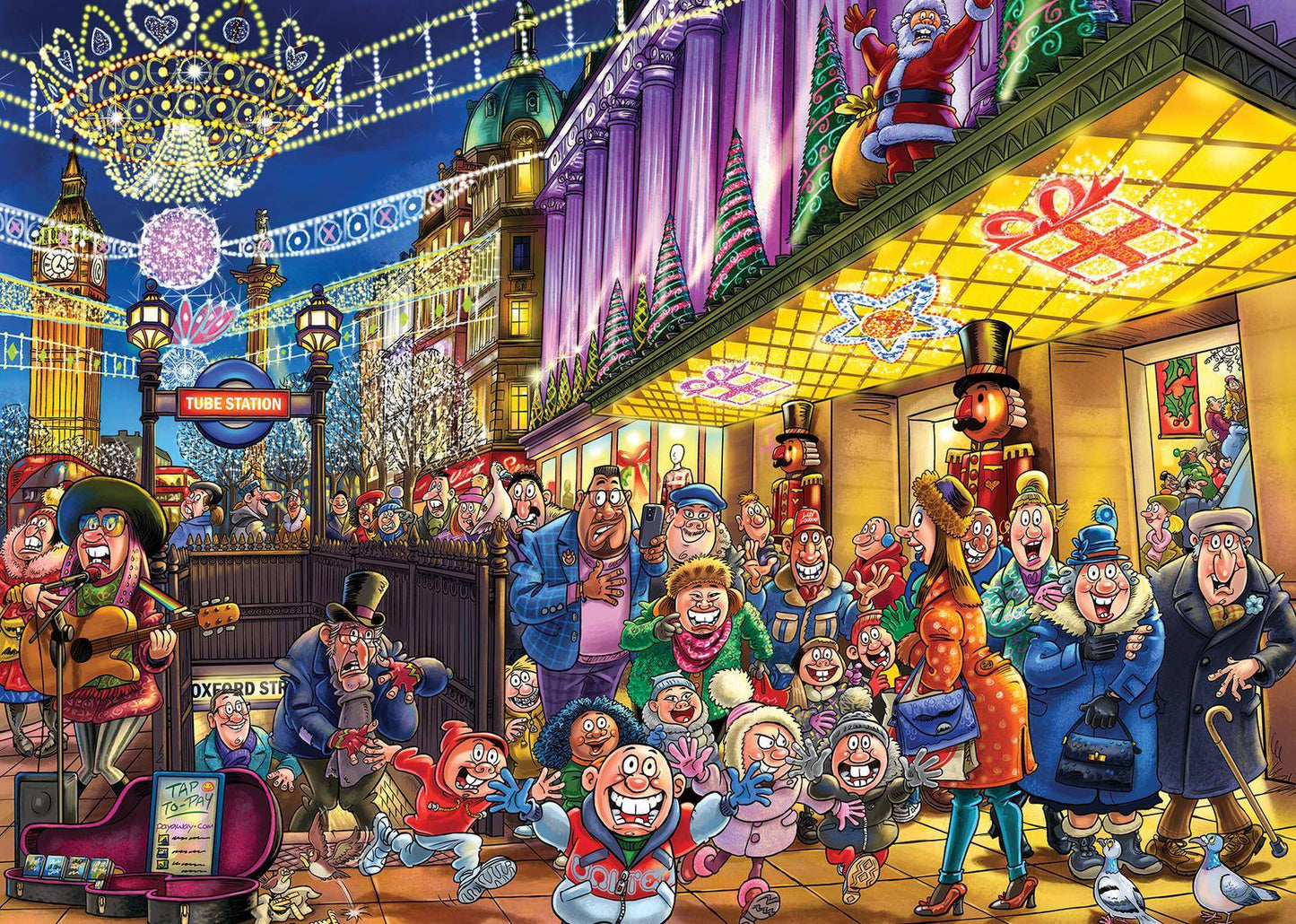 Wasgij Christmas 20: Weihnachtsgeister! (2x 1000 Teile)