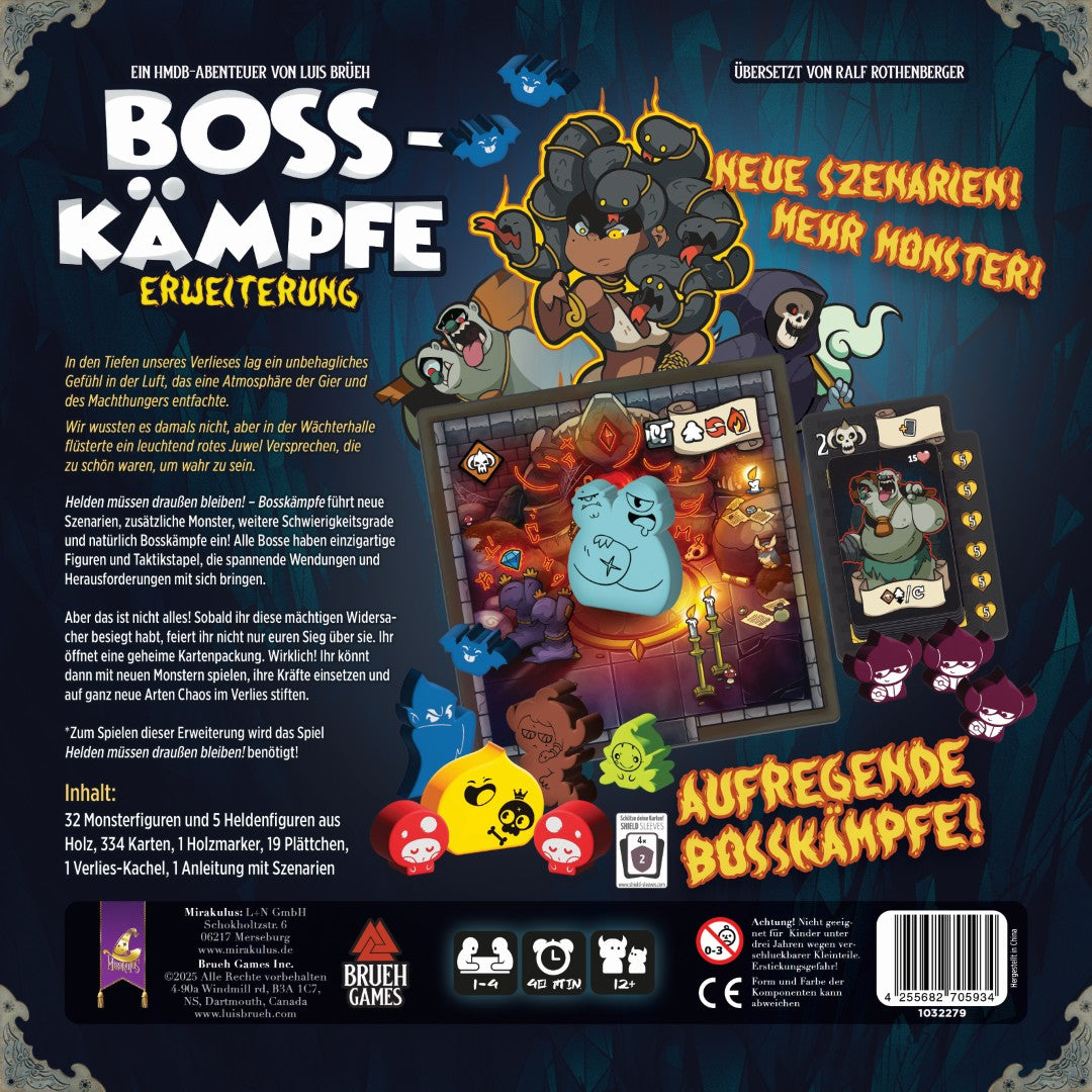 Bosskämpfe - Helden müssen draußen bleiben, deutsch (Erw.)