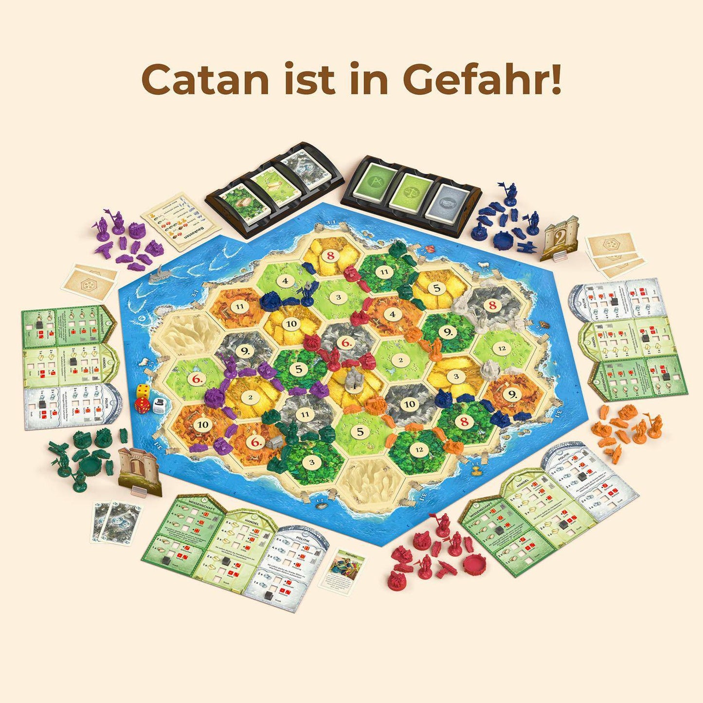 Städte & Ritter - 5-6 Personen (2025) - Catan, deutsch (Erw.)