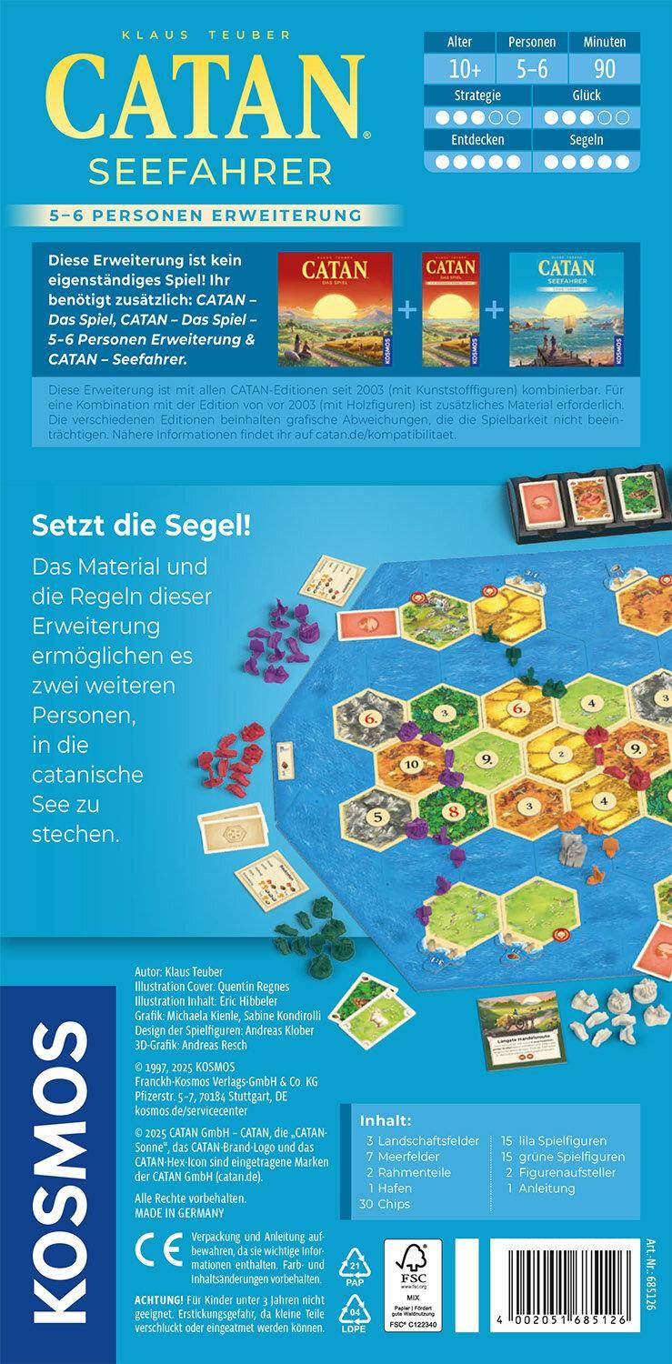 Seefahrer - 5-6 Personen (2025) - Catan, deutsch (Erw.)