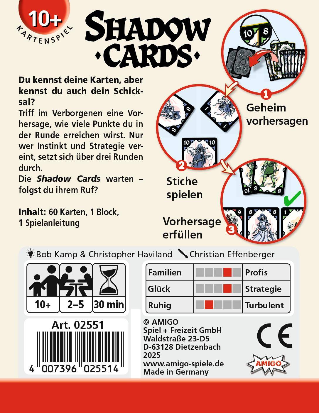 Shadow Cards, deutsch