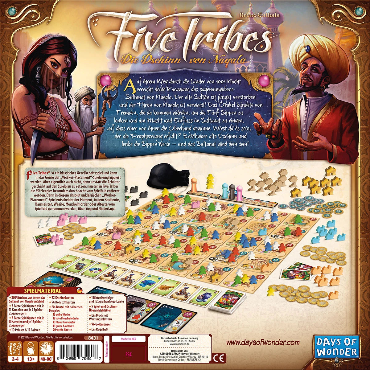 Five Tribes (Version 2025), deutsch