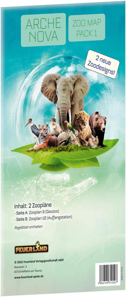 Map Pack 1 - Arche Nova, deutsch (Erw.)