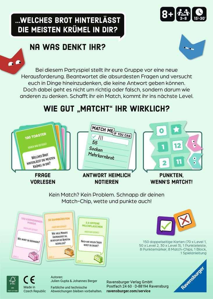Match Me If You Can, deutsch