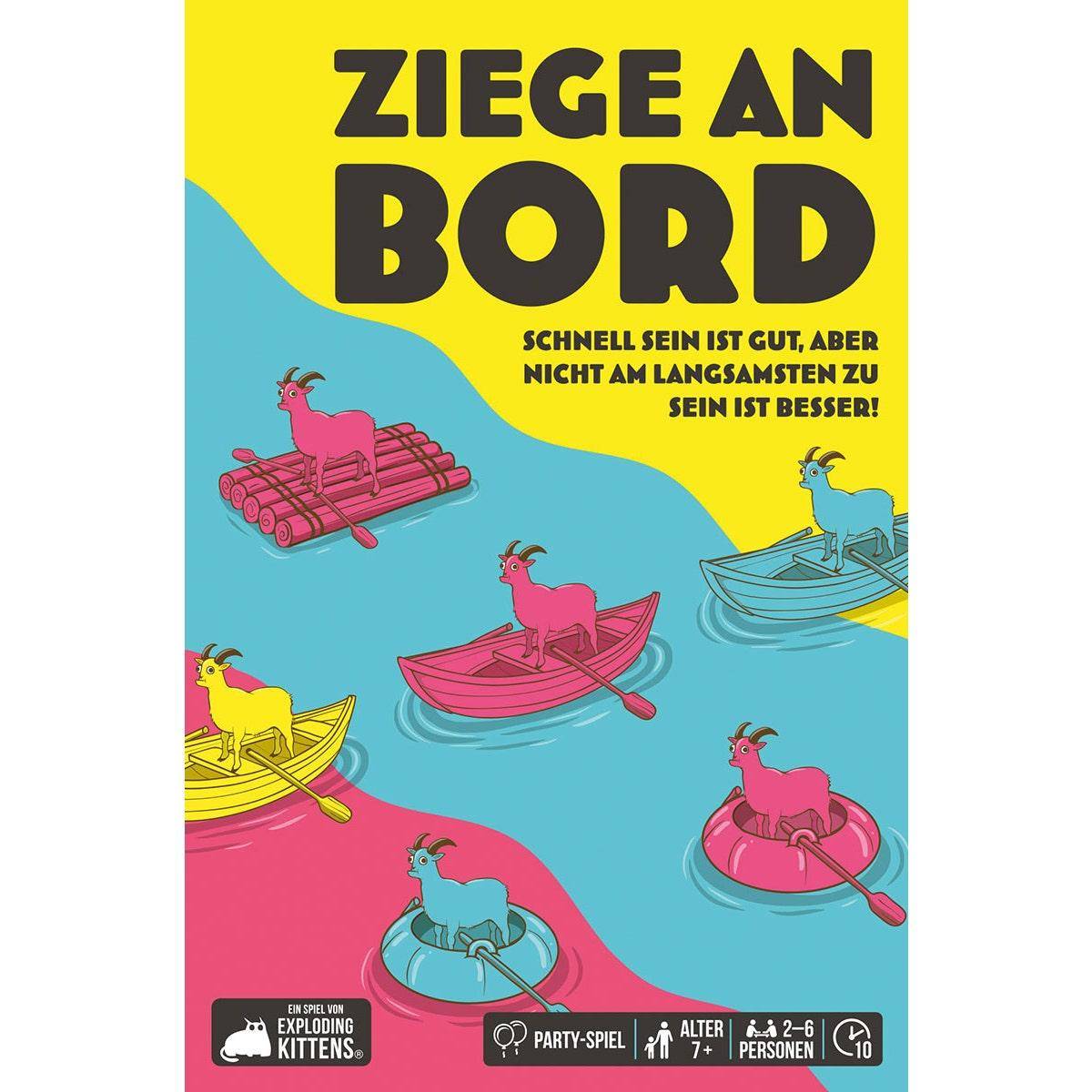 Ziege an Bord, deutsch