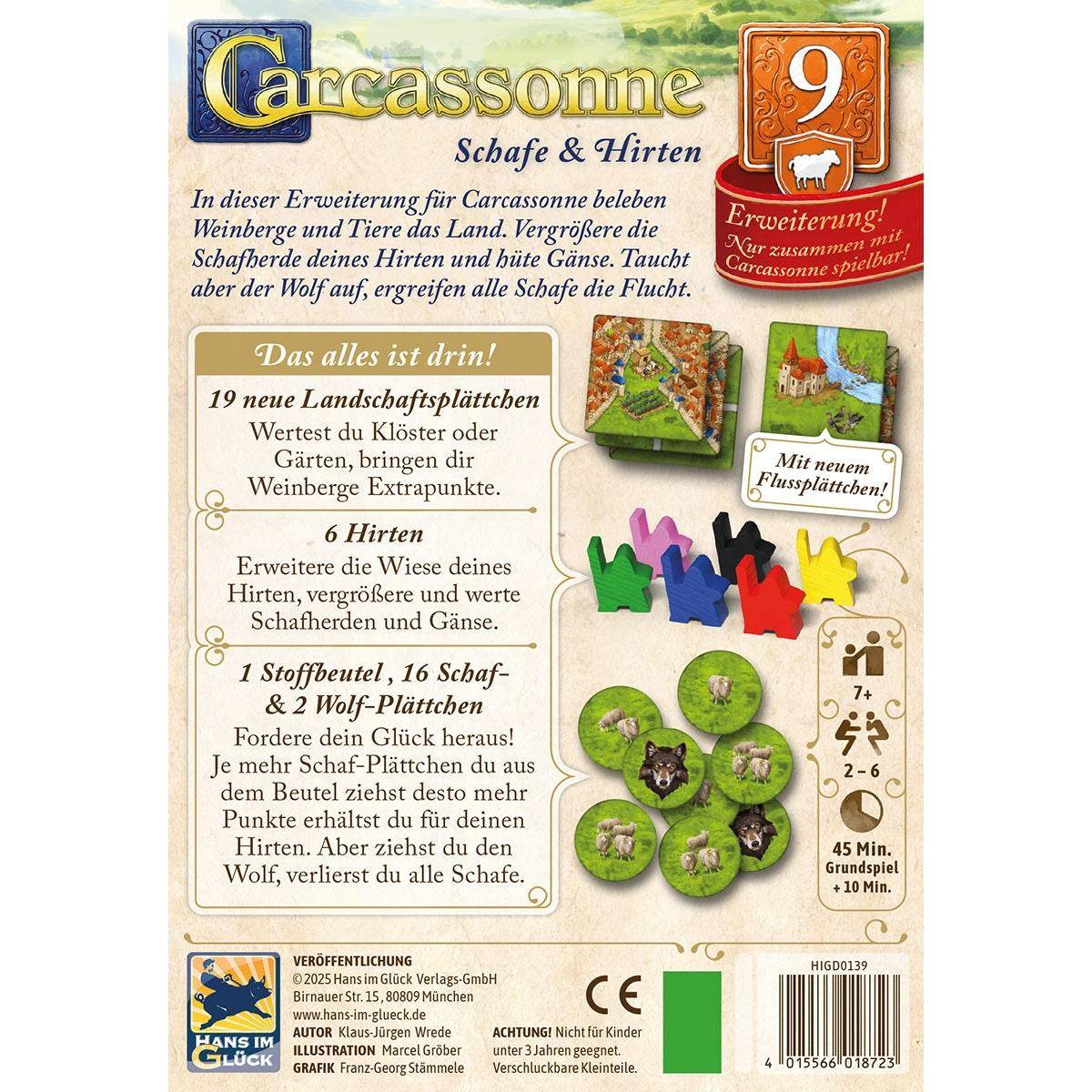 Schafe & Hirten (Erw. 9) - Carcassonne, deutsch (Erw.)
