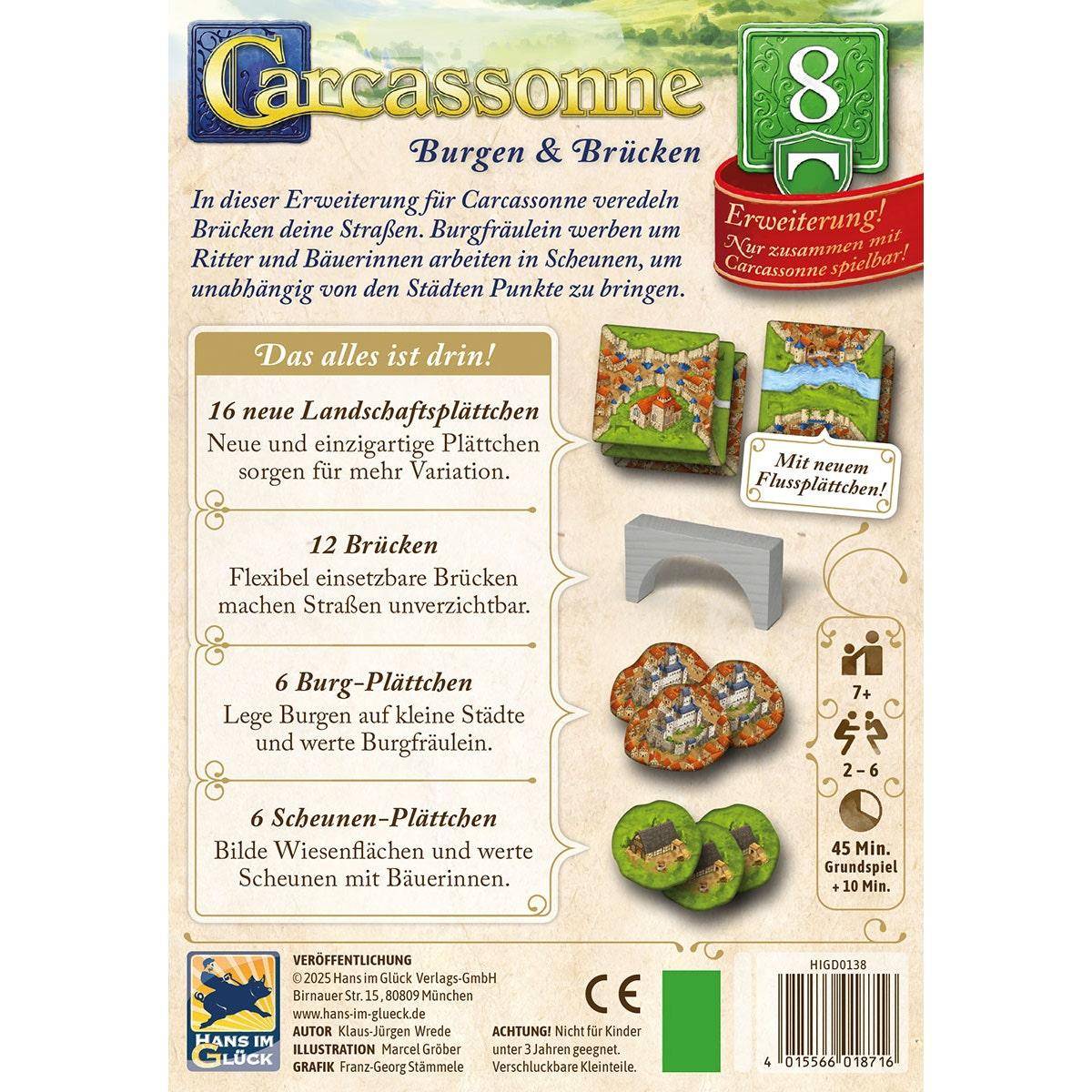 Burgen & Brücken (Erw. 8) - Carcassonne, deutsch (Erw.)