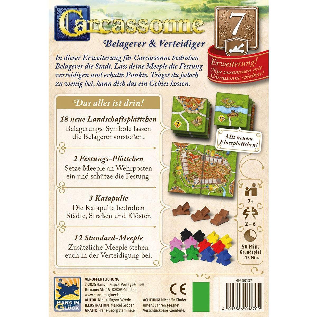 Belagerer & Verteidiger (Erw. 7) - Carcassonne, deutsch (Erw.)