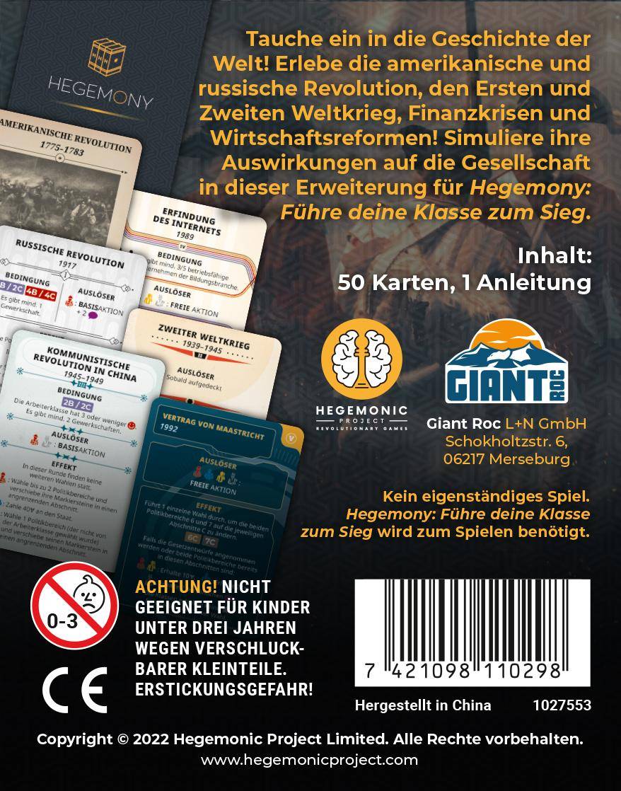Historische Ereignisse - Hegemony (Erw.)