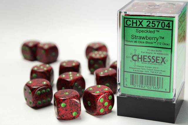 Würfelset Speckled Strawberry (12)