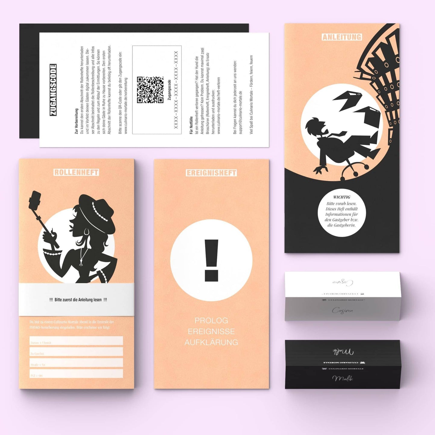 Fördern, feiern, feuern - Culinario Mortale, deutsch