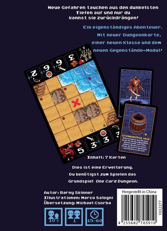 Küstenschlacht Abenteuerpaket - One Card Dungeon, deutsch (Erw.)