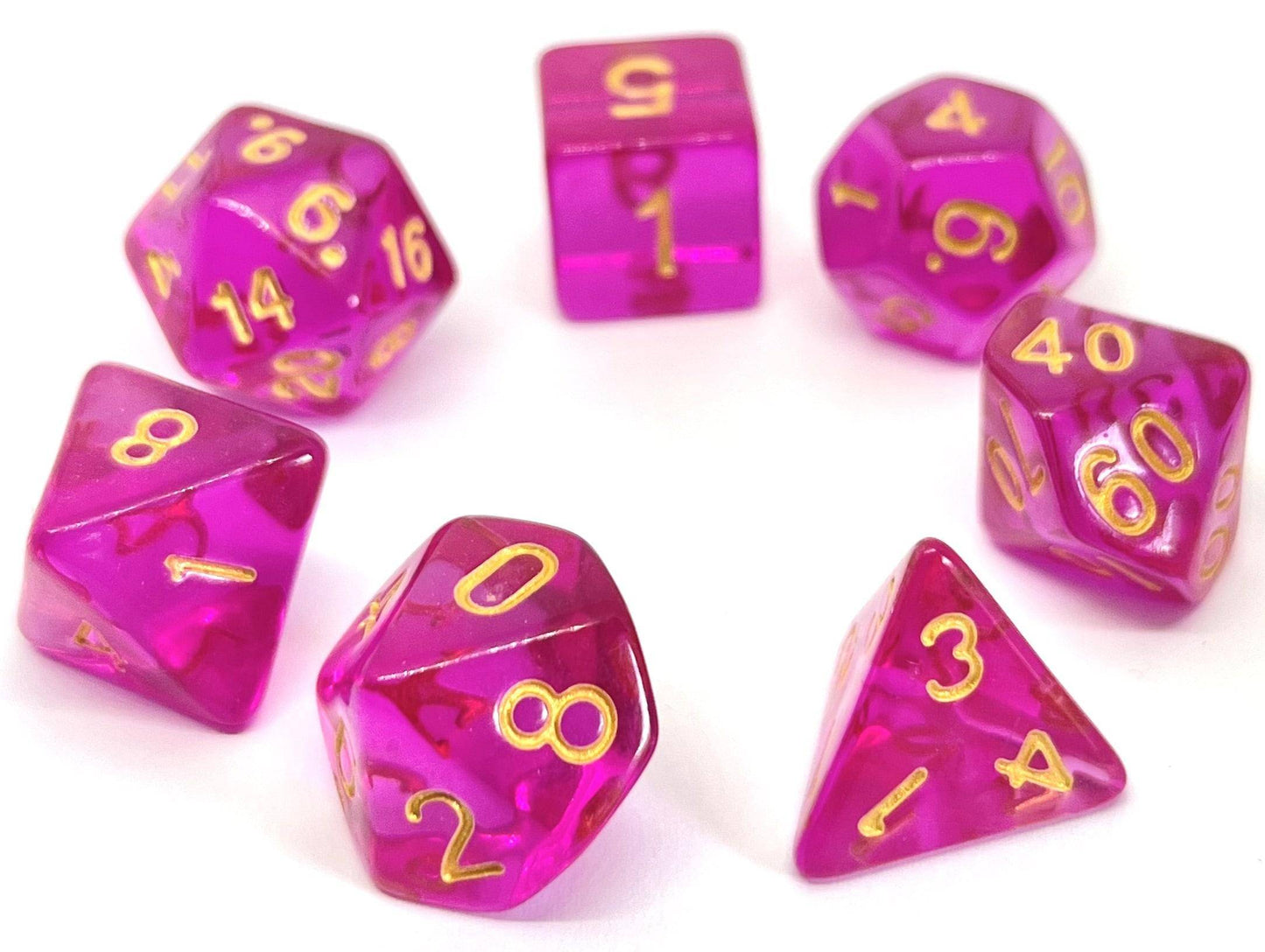 Würfelset Transparent: Bollywood (7), -