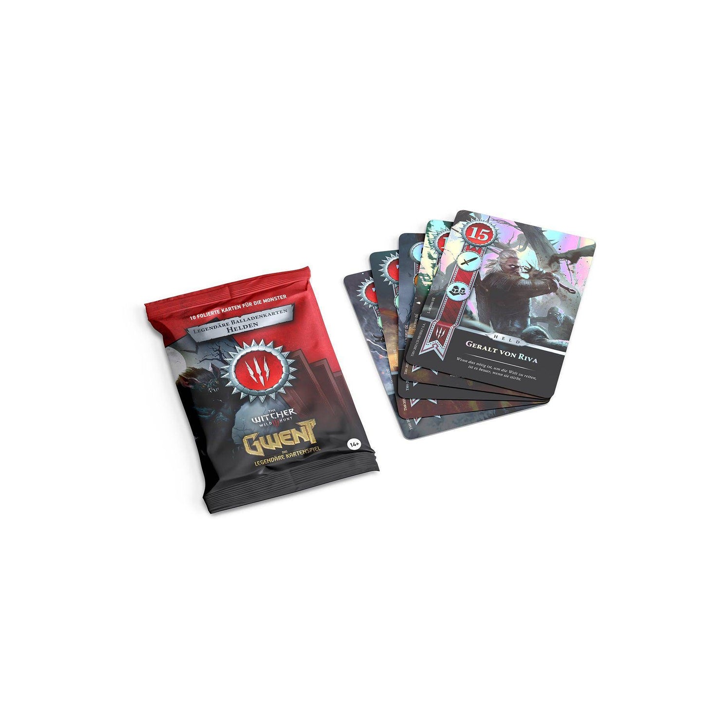 Legendäre Balladenkarten Helden: Monster - Gwent, deutsch (Erw.)