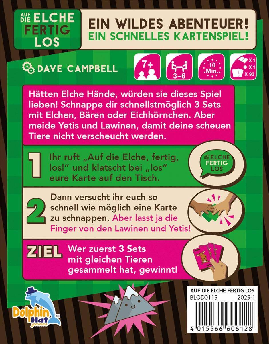 Auf die Elche fertig los, deutsch