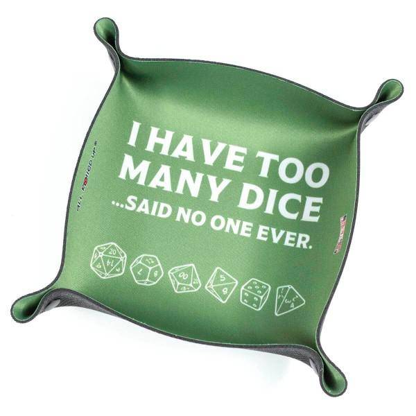 Würfelteller: Too Many Dice, sprachunabhängig