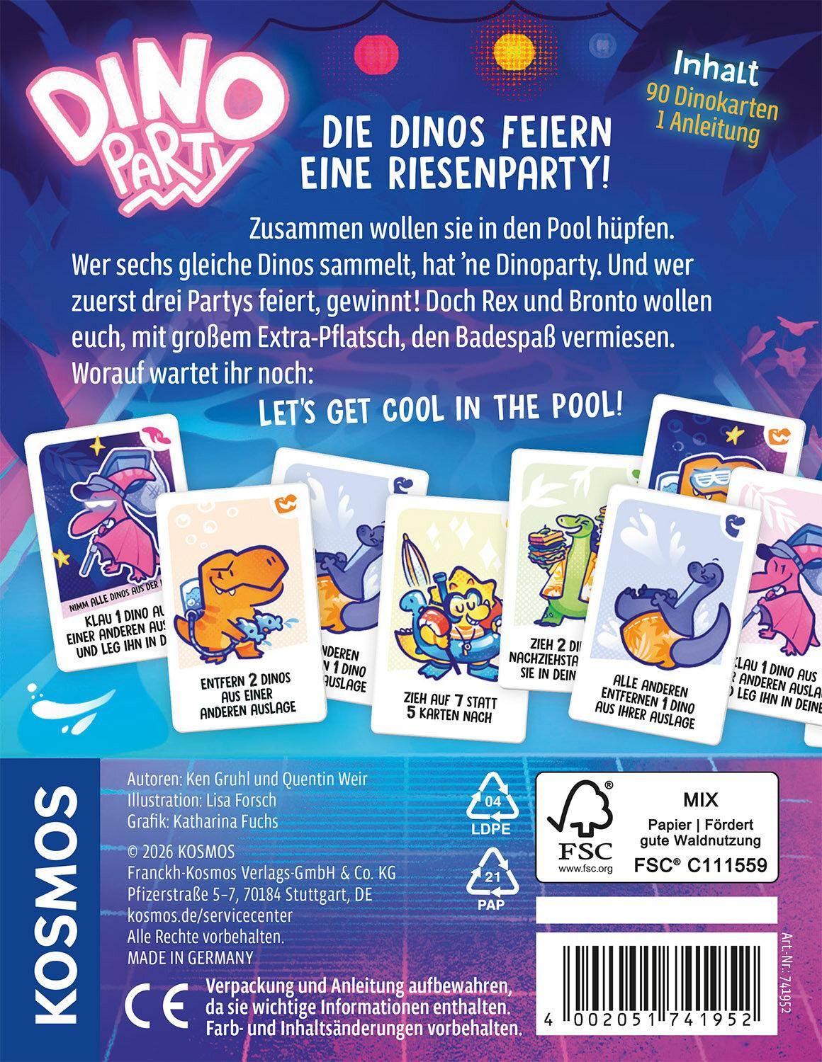 Dino Party, deutsch