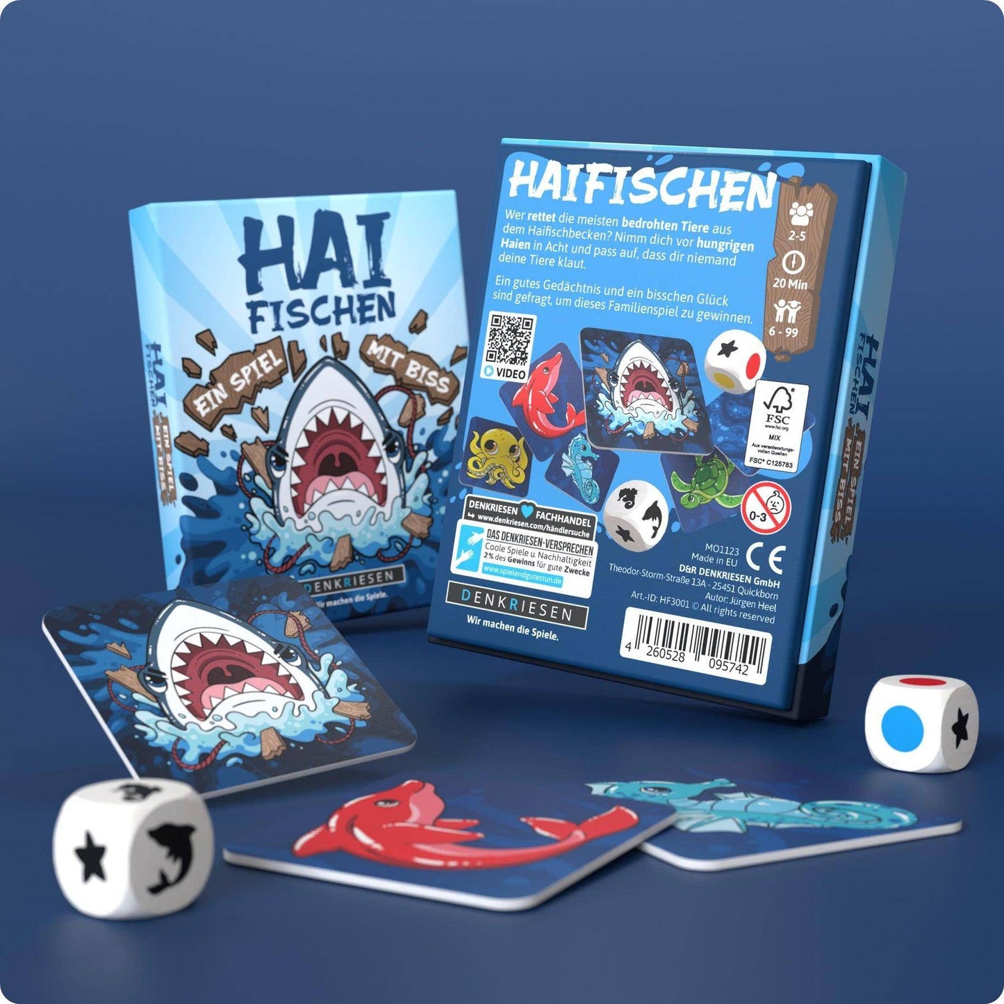 Haifischen, deutsch
