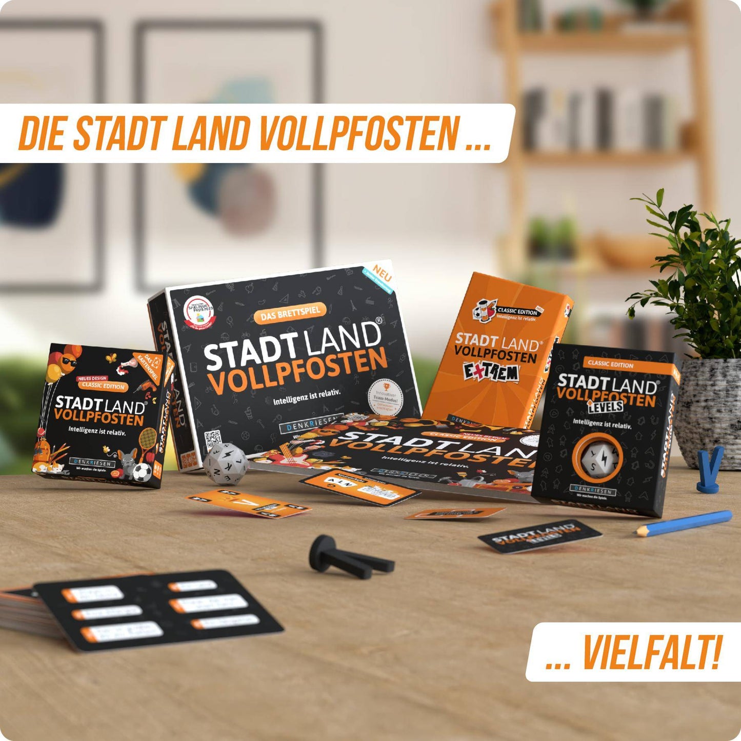 Stadt Land Vollpfosten® Levels | Classic Edition, deutsch