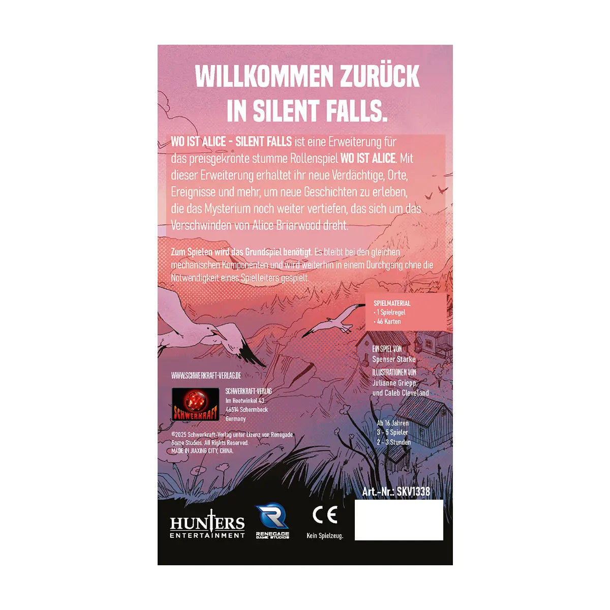 Silent Falls - Wo ist Alice?, deutsch (Erw.)