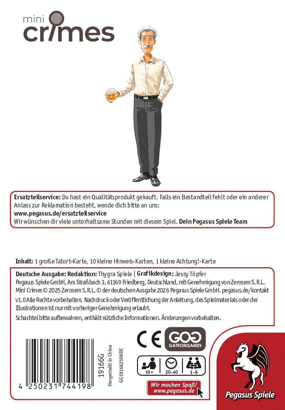 Blutiger See - Mini Crimes, deutsch