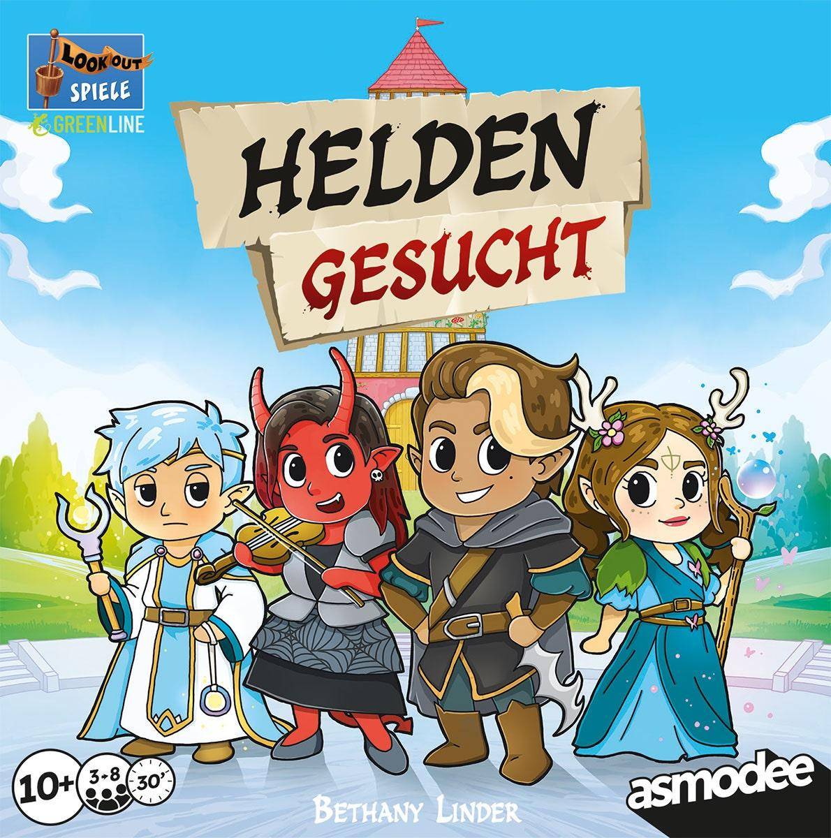 Helden Gesucht, deutsch