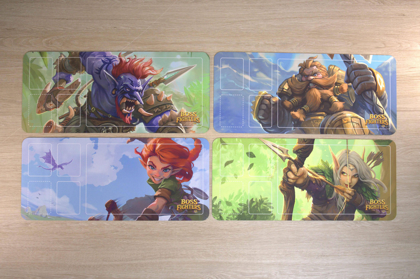 Spielmatten - Boss Fighters QR, deutsch (Erw.)
