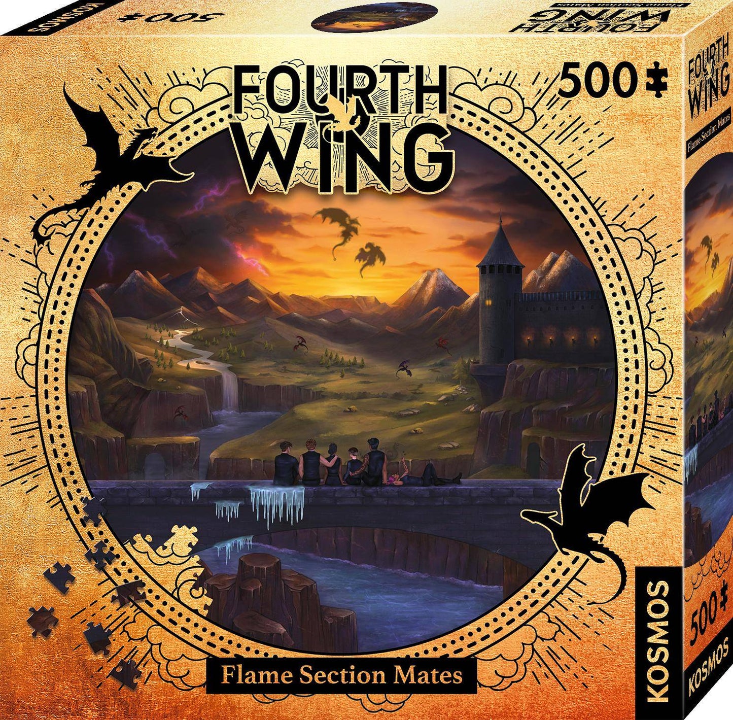 Fourth Wing Puzzle - Flame Section Mates, sprachunabhängig