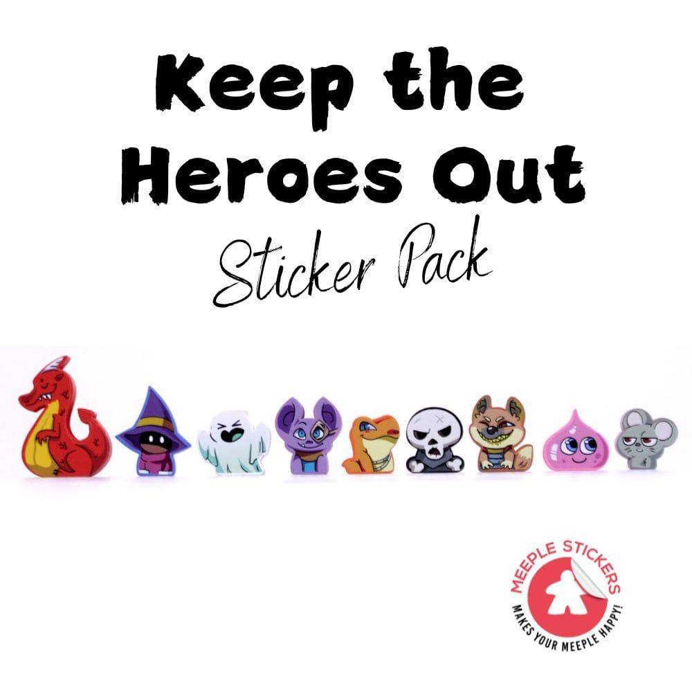 Sticker-Set - Helden müssen draußen bleiben (Erw.)