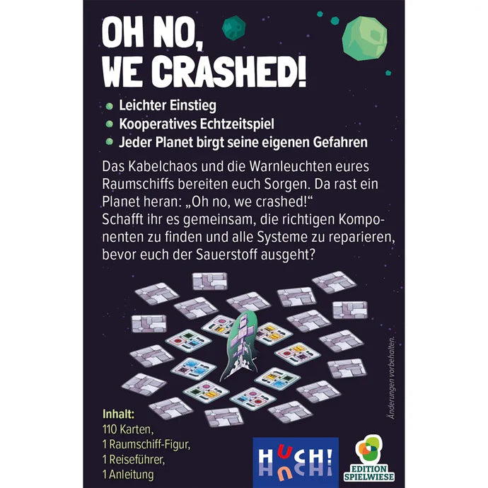 Oh no, we crashed, deutsch