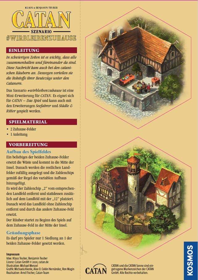 Catan Szenario #wirbleibenzuhause