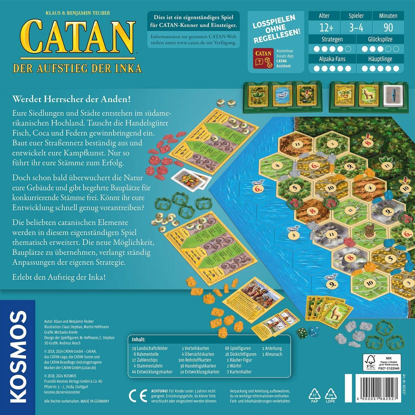 Catan - Der Aufstieg der Inka (nachhaltige Version 2022)