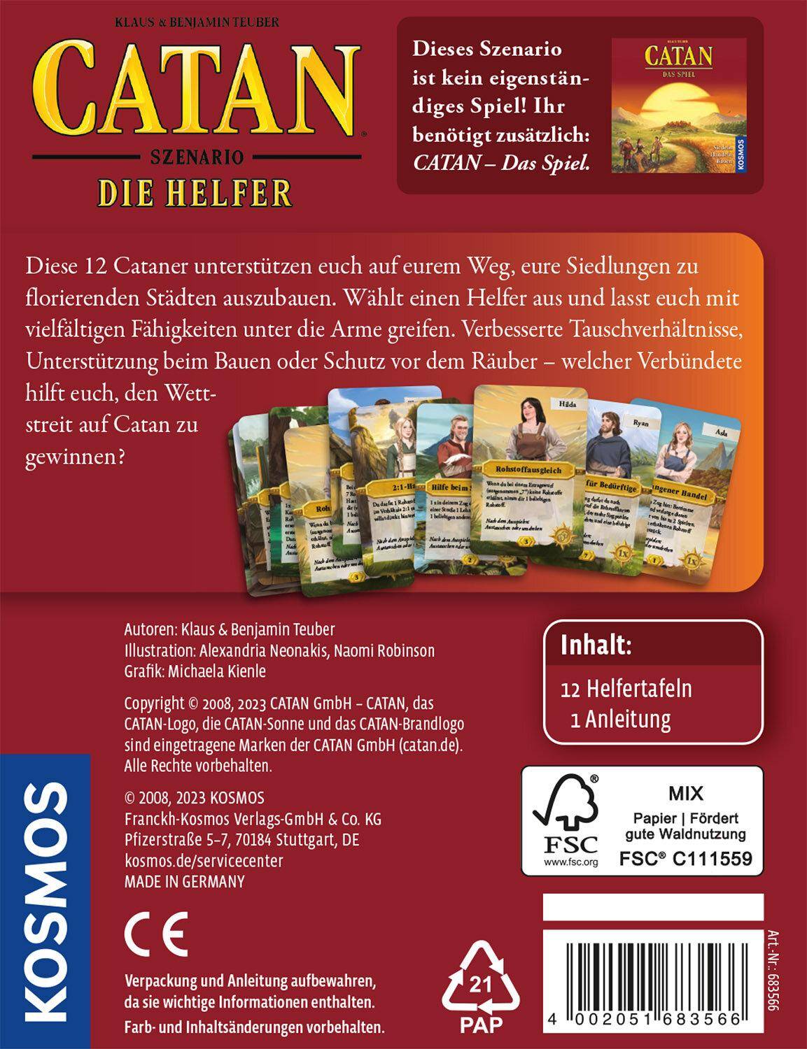 Catan - Szenario: Die Helfer