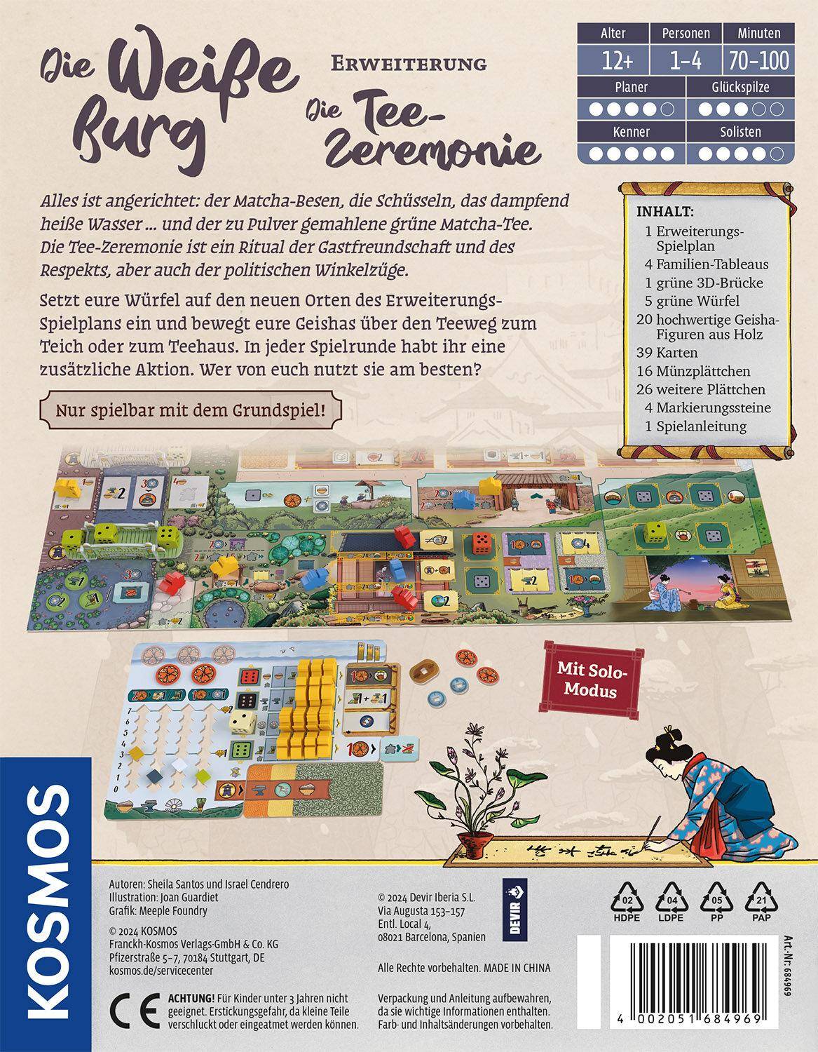 Die Tee-Zeremonie - Die weiße Burg, deutsch (Erw.)