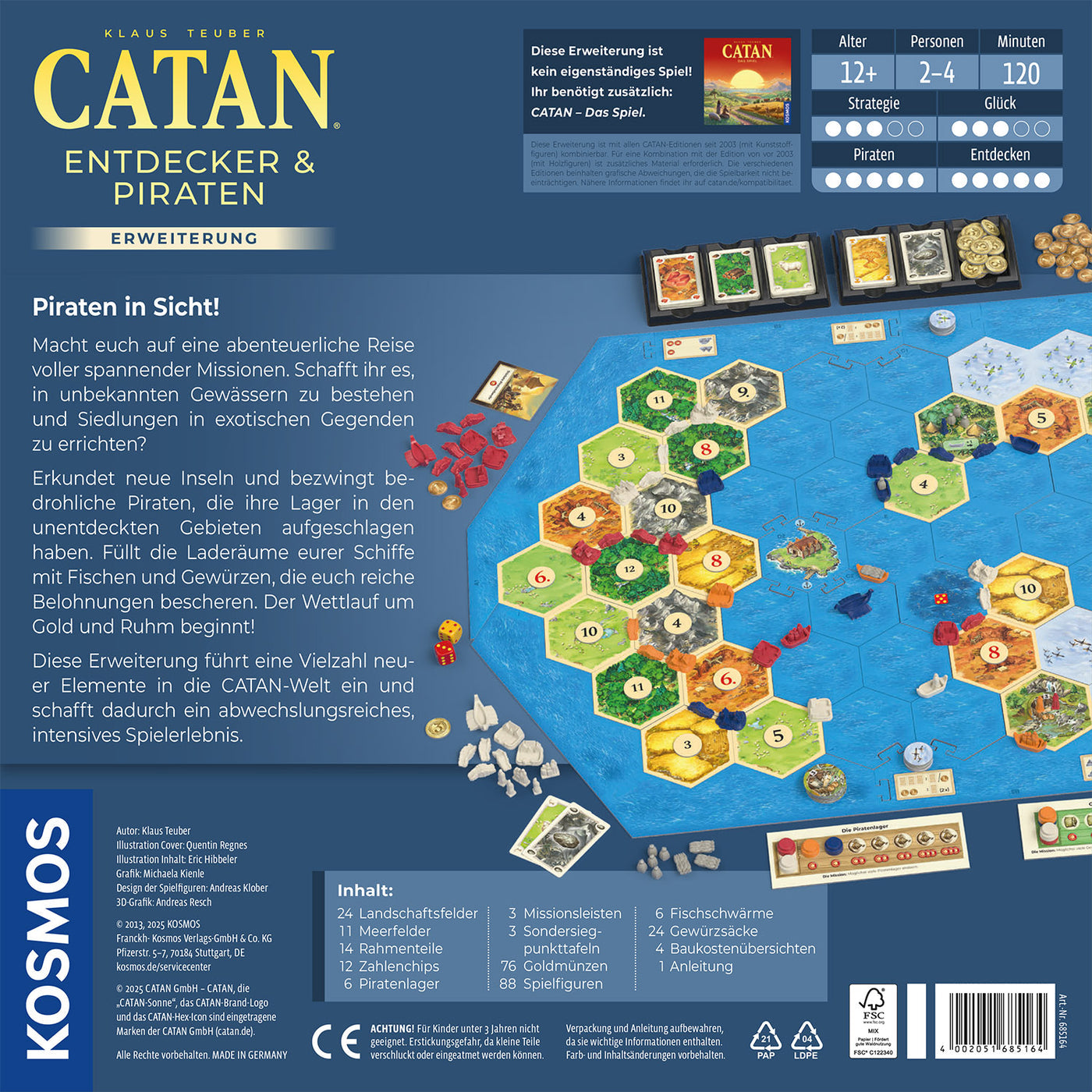 Entdecker & Piraten (5-6 Spieler) - Catan, deutsch (Erw.)
