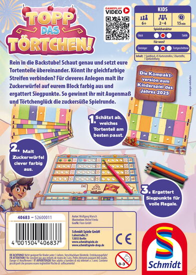 Topp das Törtchen!, deutsch