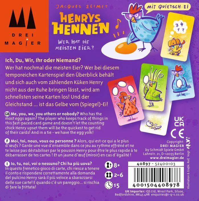 Henrys Hennen, deutsch