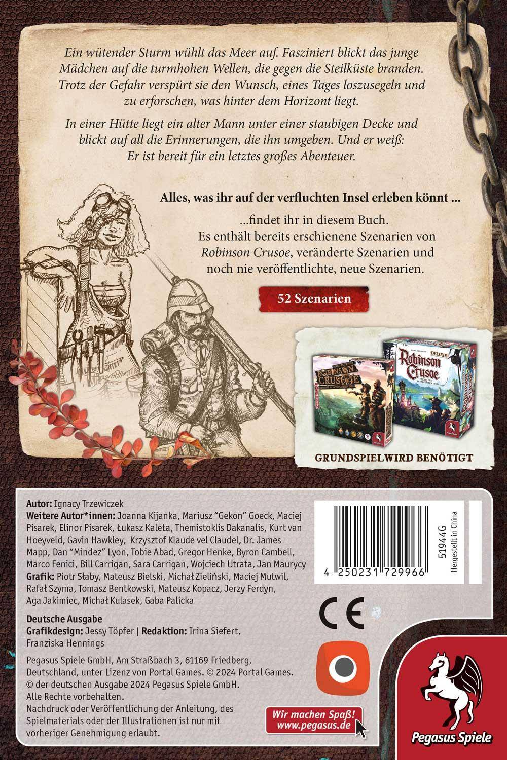 Das Abenteuerbuch - Robinson Crusoe, deutsch (Erw.)
